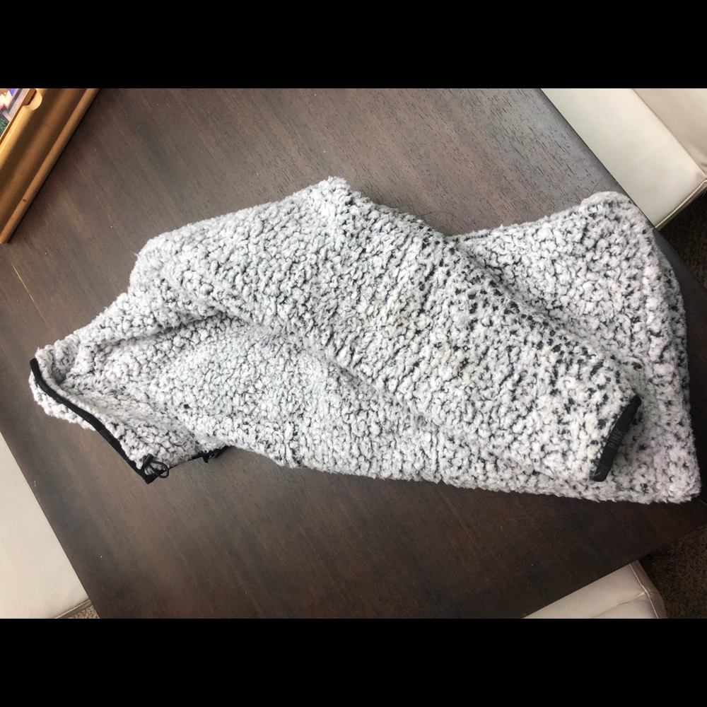 PINK grey sherpa